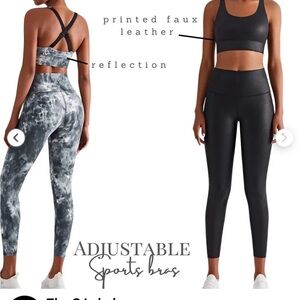 Stylish Black faux leather Women's Leggings